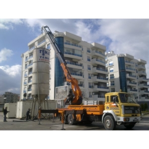 Vinç İle Silo Montajı   İzmir Efendel Vinç Hizmetleri 2